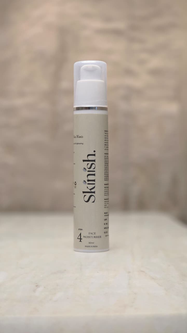 Step 4- Face Moisturiser